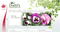 Desktop Screenshot of doddsgreenhouses.ca